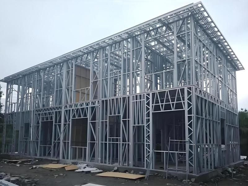AS/AZ/EU/USA Standart hafif çaplı çelik ev / prefab tam donanımlı metal ev