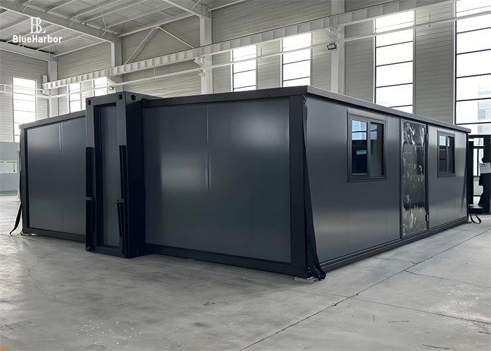 Çelik / Alüminyum Çift Kanatlı Genişletilebilir Konut için Prefab Ev Kolay ve Hızlı Kurulumu 18'den 60 metrekareye kadar genişletilebilir